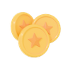 Three gold coins