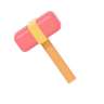 A pink hammer